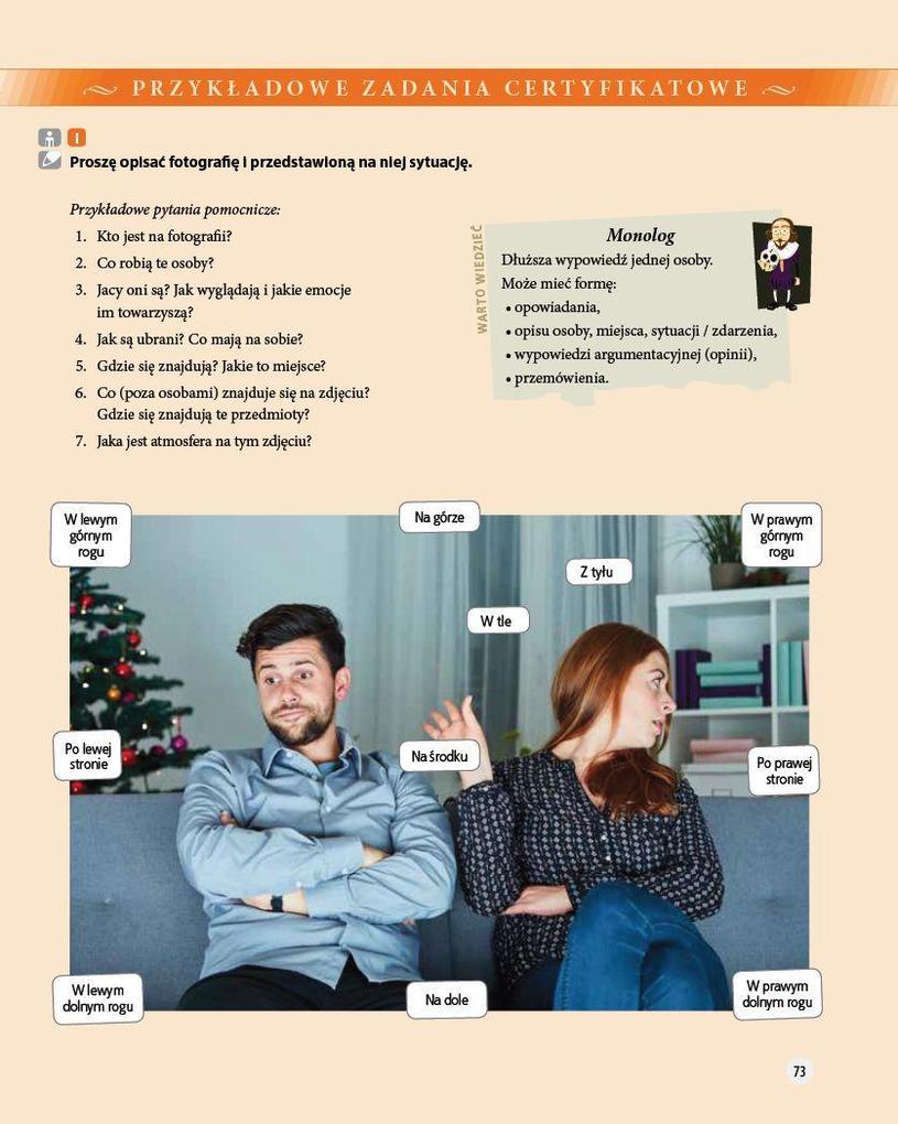Weitere Ansicht: Mówie po polsku. Cwiczenia dla obcokrajowców. Poziom B1 i B2. | Monika Gworys, Anna Madrecka