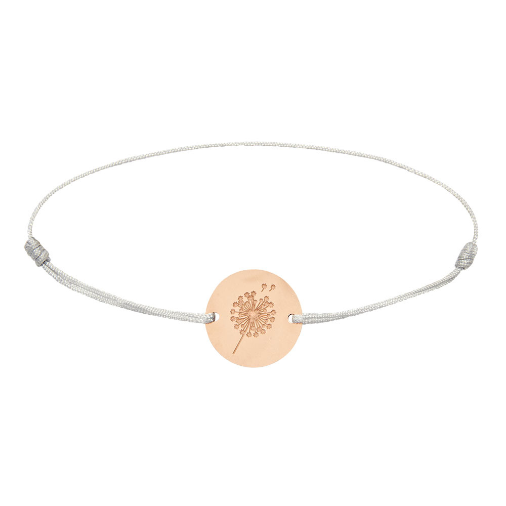 Weitere Ansicht: Armband - "Glücksbringer" - rosévergoldet - Pusteblume