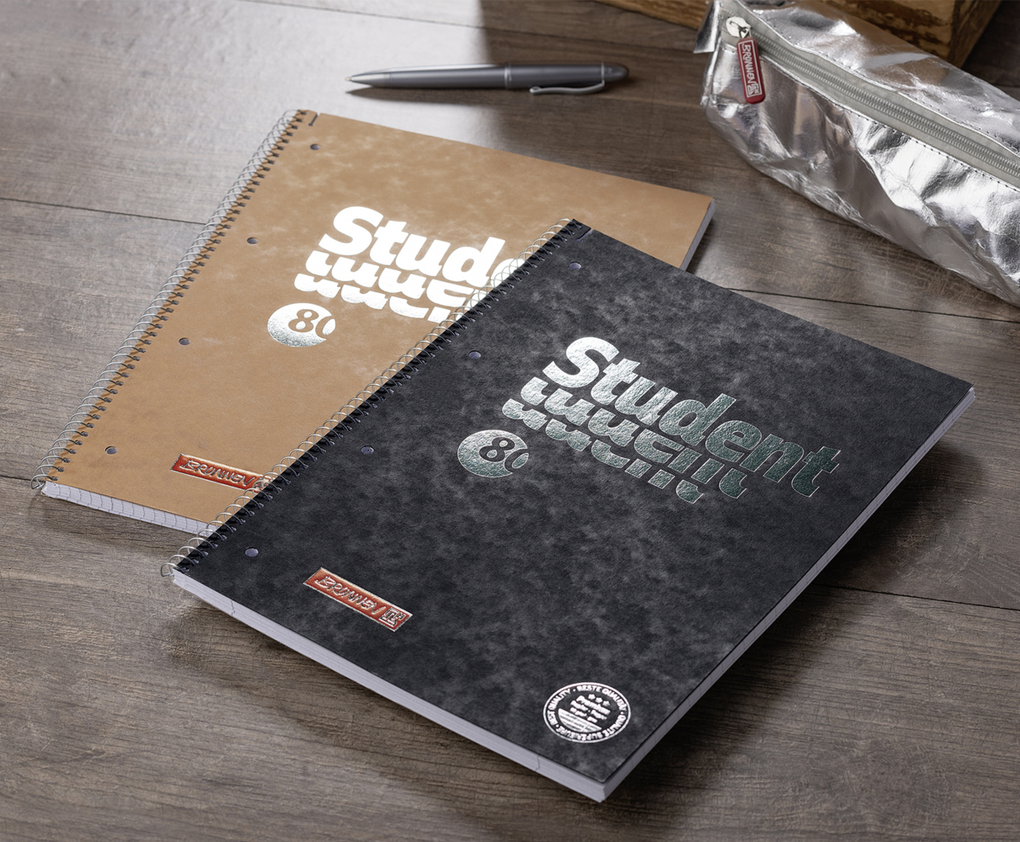 Weitere Ansicht: Brunnen Collegeblock A4 lin 27 br 80Bl Pressspan