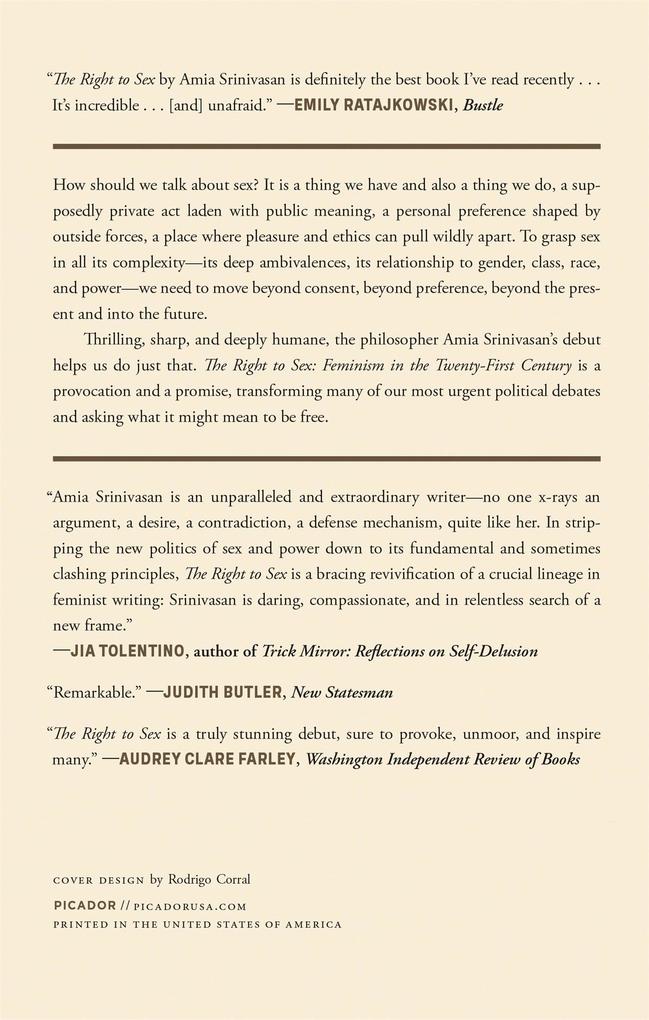 Weitere Ansicht: Right to Sex | Amia Srinivasan