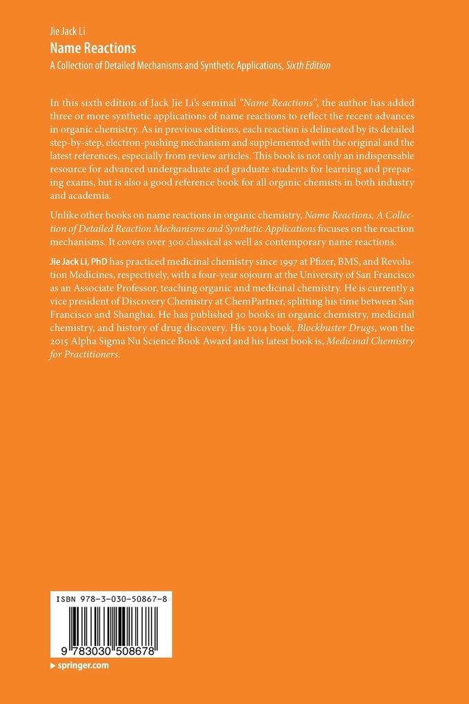 Weitere Ansicht: Name Reactions | Jie Jack Li