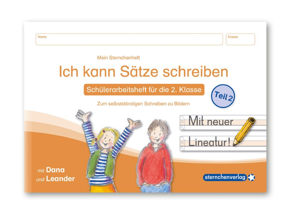 Weitere Ansicht: Ich kann Sätze schreiben Teil 1 und 2 im Set - Schülerarbeitshefte für die 1. und 2. Klasse | sternchenverlag GmbH, Katrin Langhans