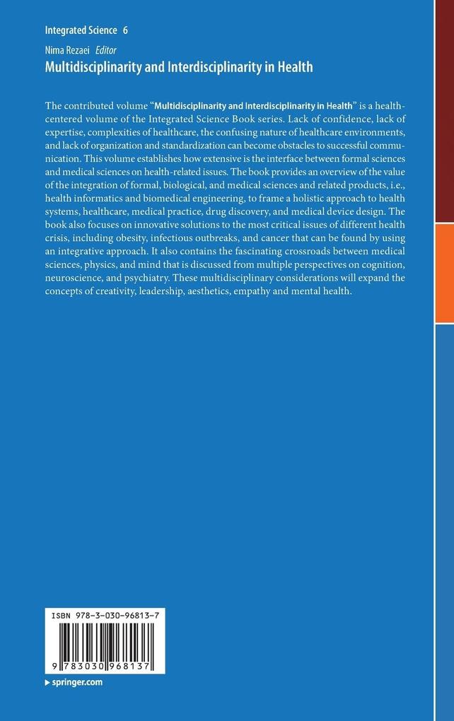 Weitere Ansicht: Multidisciplinarity and Interdisciplinarity in Health