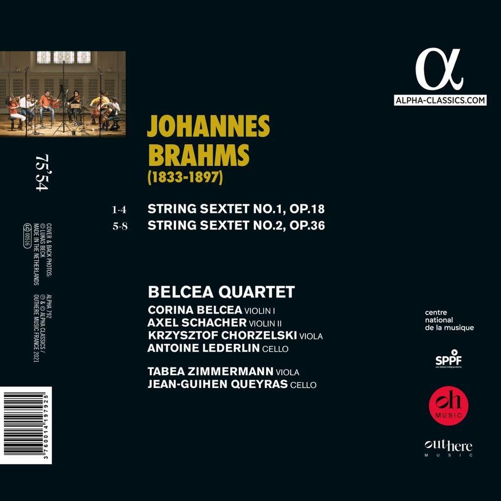 Weitere Ansicht: Streichsextette | Zimmermann/Queyras/Belcea Quartet