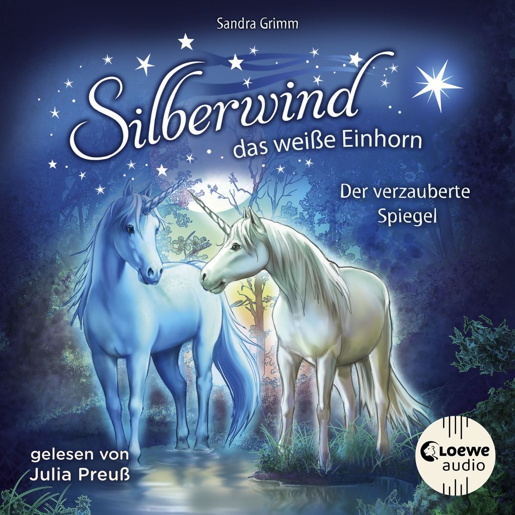 Produktbild: Silberwind, das weiße Einhorn (Band 1) - Der verzauberte Spiegel | Sandra Grimm