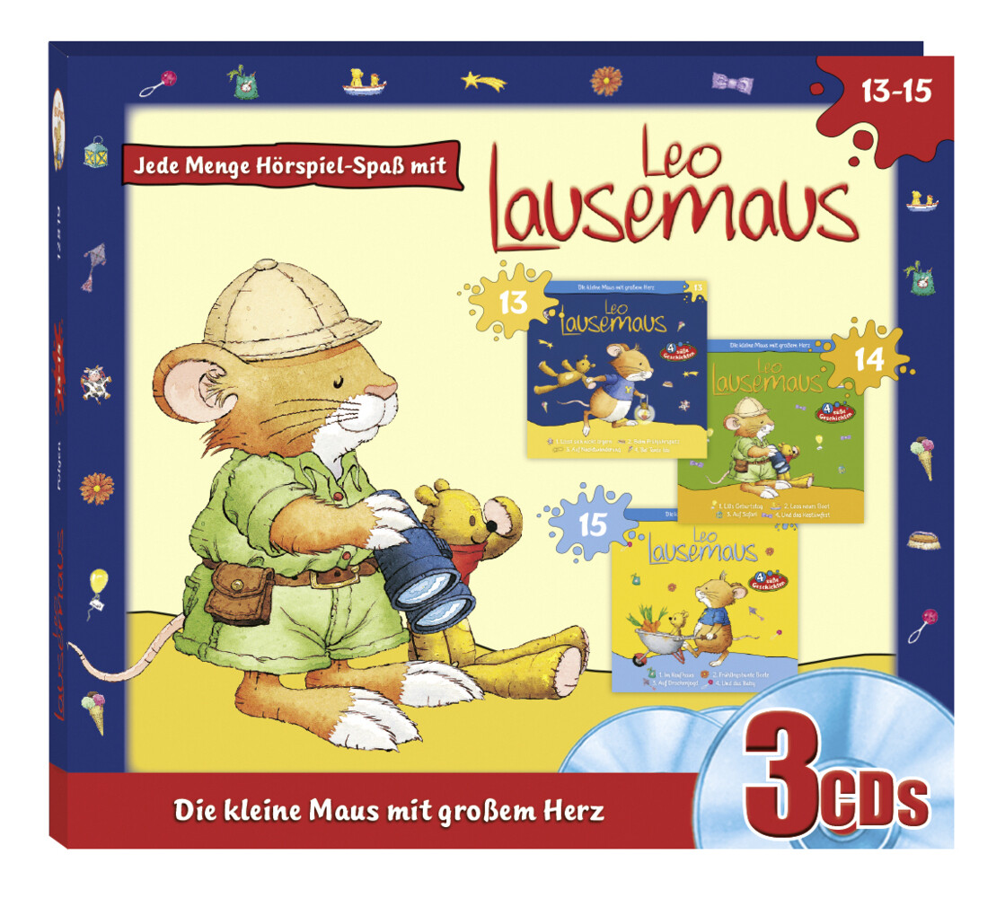 Produktbild: 3er CD-Box Folge 13-15 | Leo Lausemaus