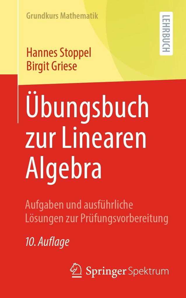 Produktbild: Übungsbuch zur Linearen Algebra | Hannes Stoppel, Birgit Griese