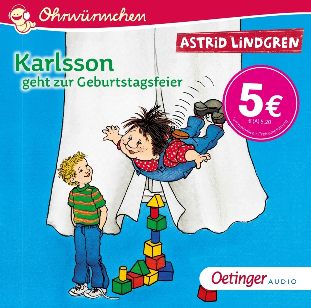 Produktbild: Karlsson geht zur Geburtstagsfeier, 1 Audio-CD | Astrid Lindgren