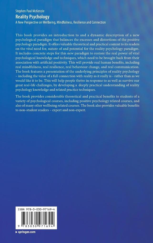 Weitere Ansicht: Reality Psychology | Stephen Paul McKenzie
