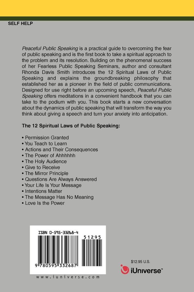 Weitere Ansicht: Peaceful Public Speaking | Rhonda Davis Smith