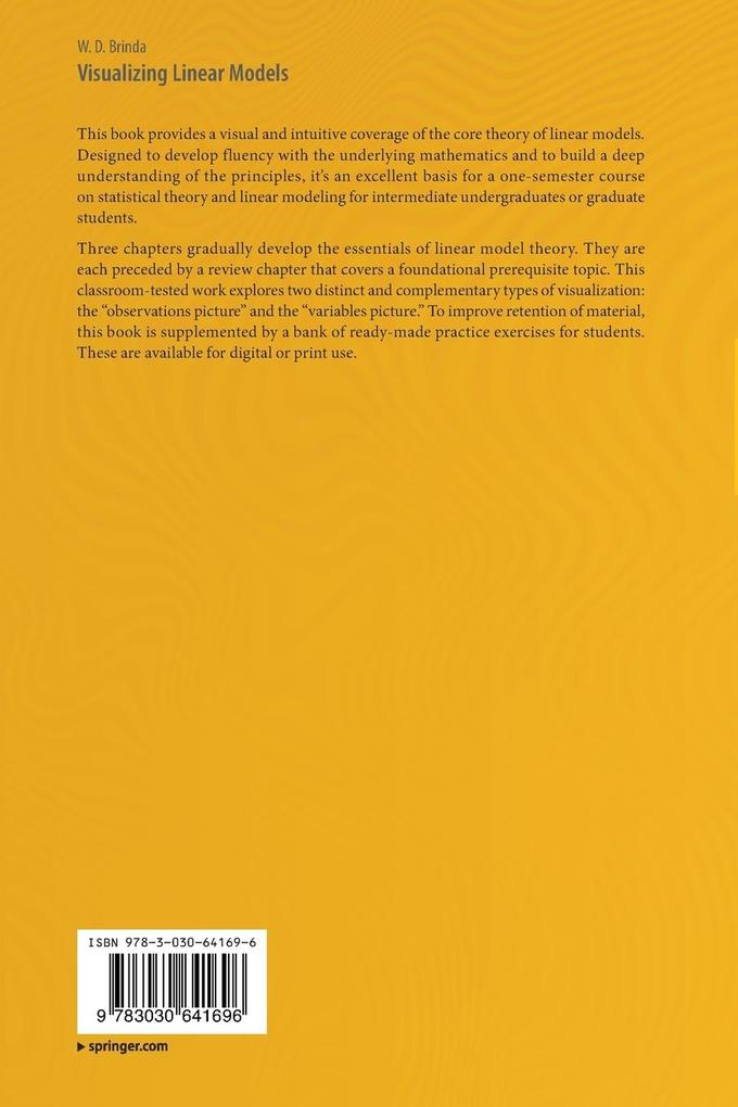 Weitere Ansicht: Visualizing Linear Models | W. D. Brinda
