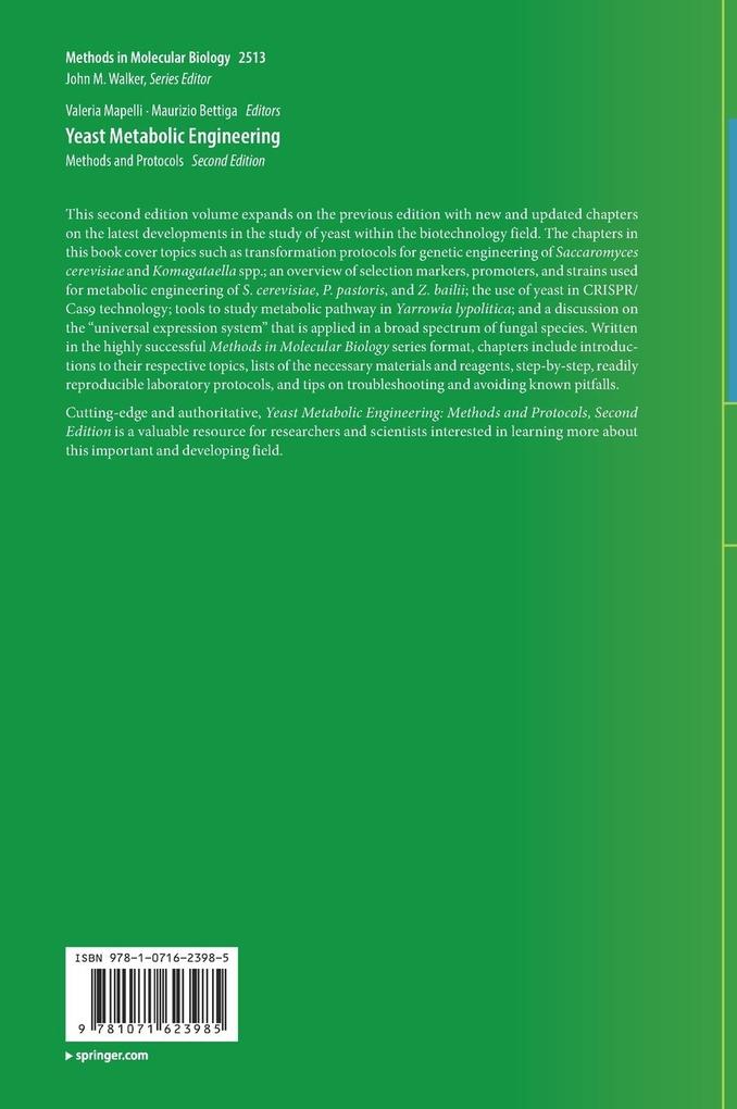 Weitere Ansicht: Yeast Metabolic Engineering