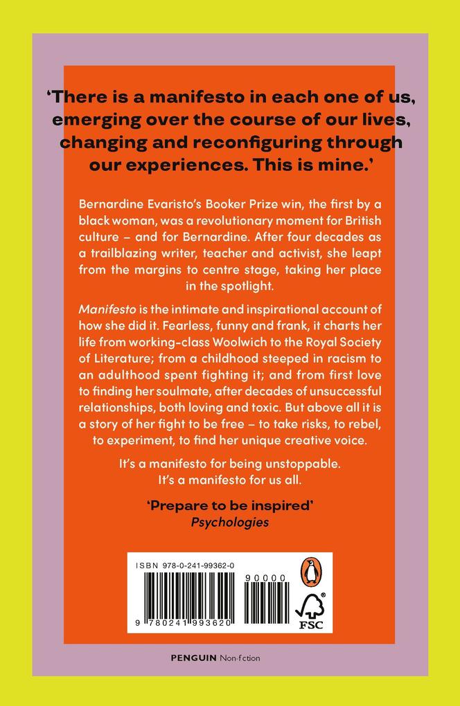 Weitere Ansicht: Manifesto | Bernardine Evaristo