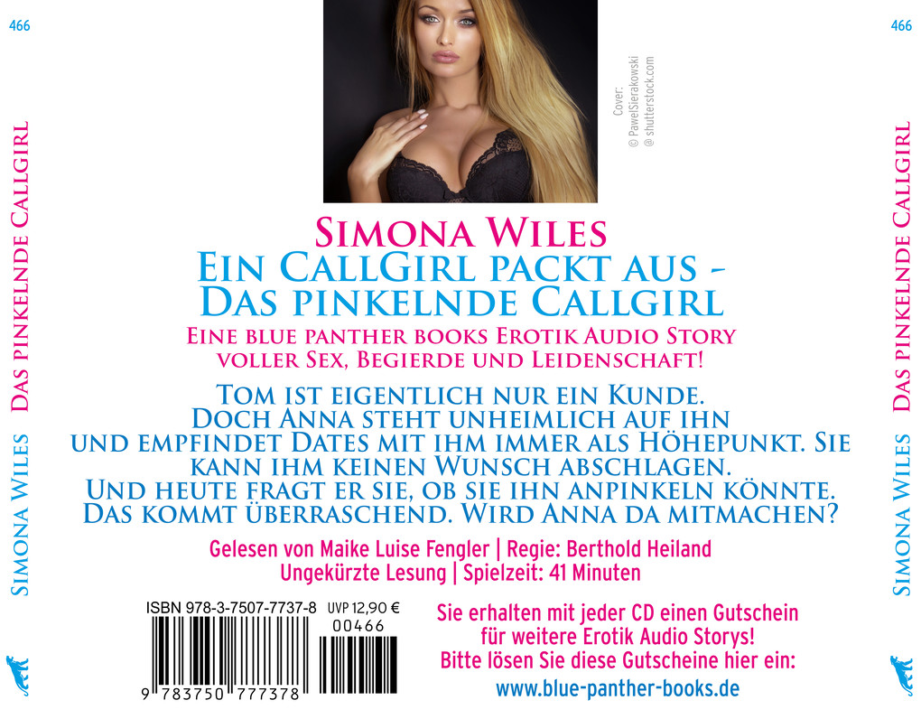 Weitere Ansicht: Ein CallGirl packt aus - Das pinkelnde Callgirl | Erotik Audio Story | Erotisches Hörbuch Audio-CD, | Simona Wiles