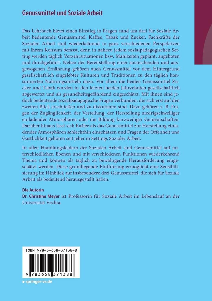 Weitere Ansicht: Genussmittel und Soziale Arbeit | Christine Meyer