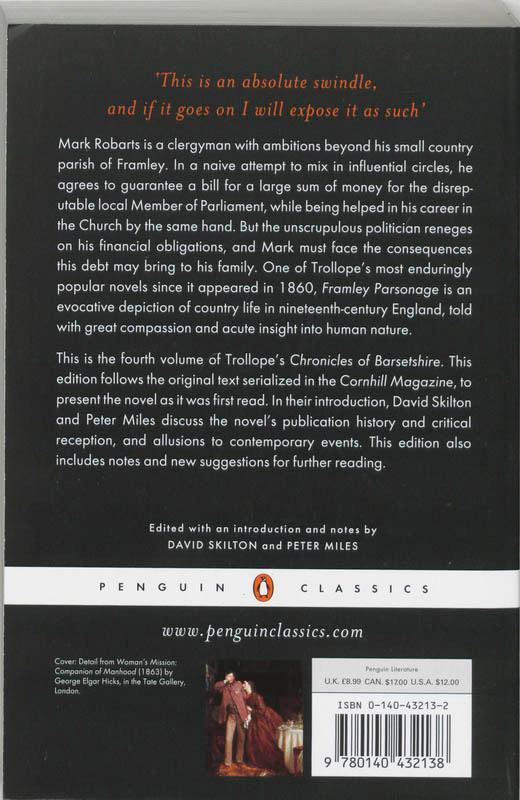 Weitere Ansicht: Framley Parsonage | Anthony Trollope