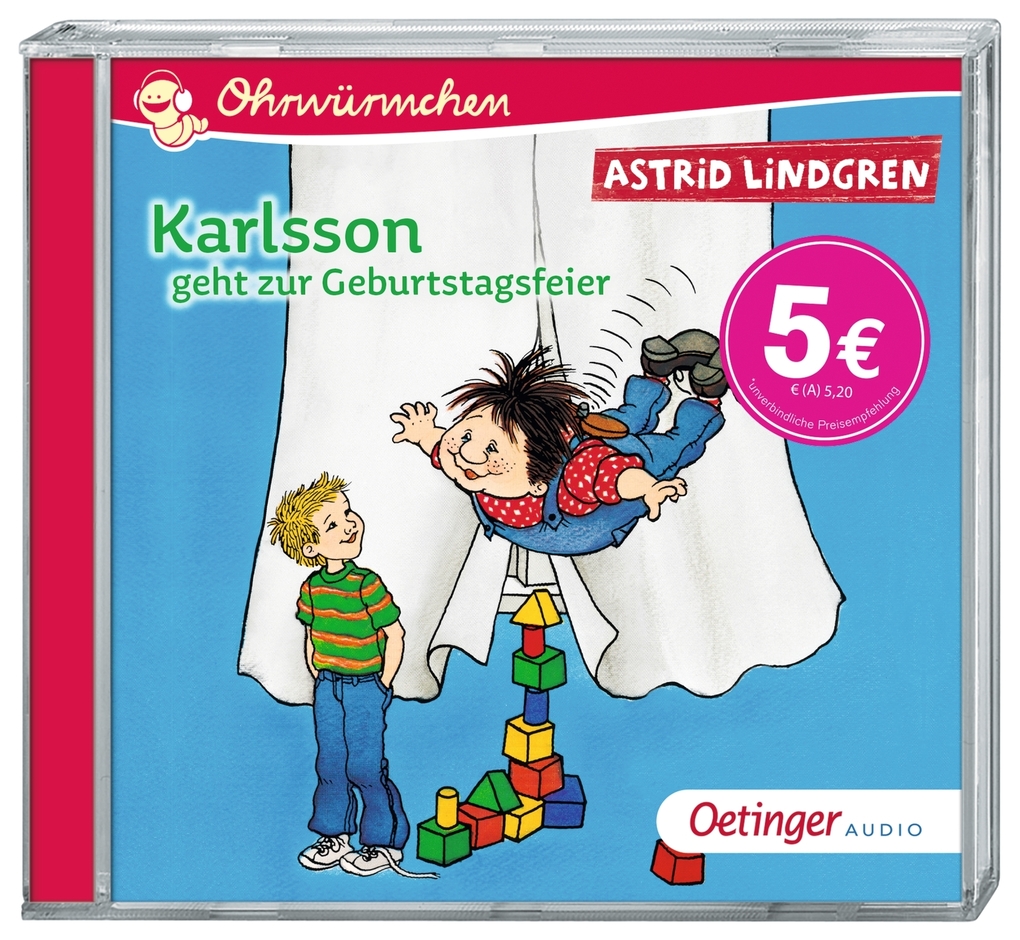 Weitere Ansicht: Karlsson geht zur Geburtstagsfeier, 1 Audio-CD | Astrid Lindgren