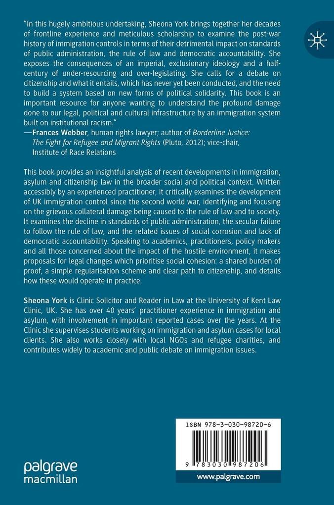 Weitere Ansicht: The Impact of UK Immigration Law | Sheona York