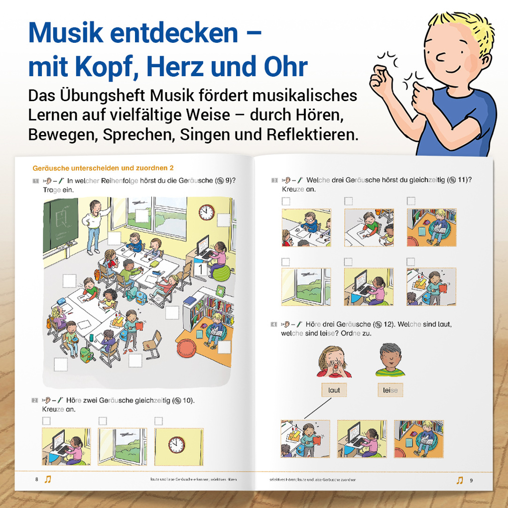 Weitere Ansicht: Das Übungsheft Musik 1/2 | Wolfgang Junge