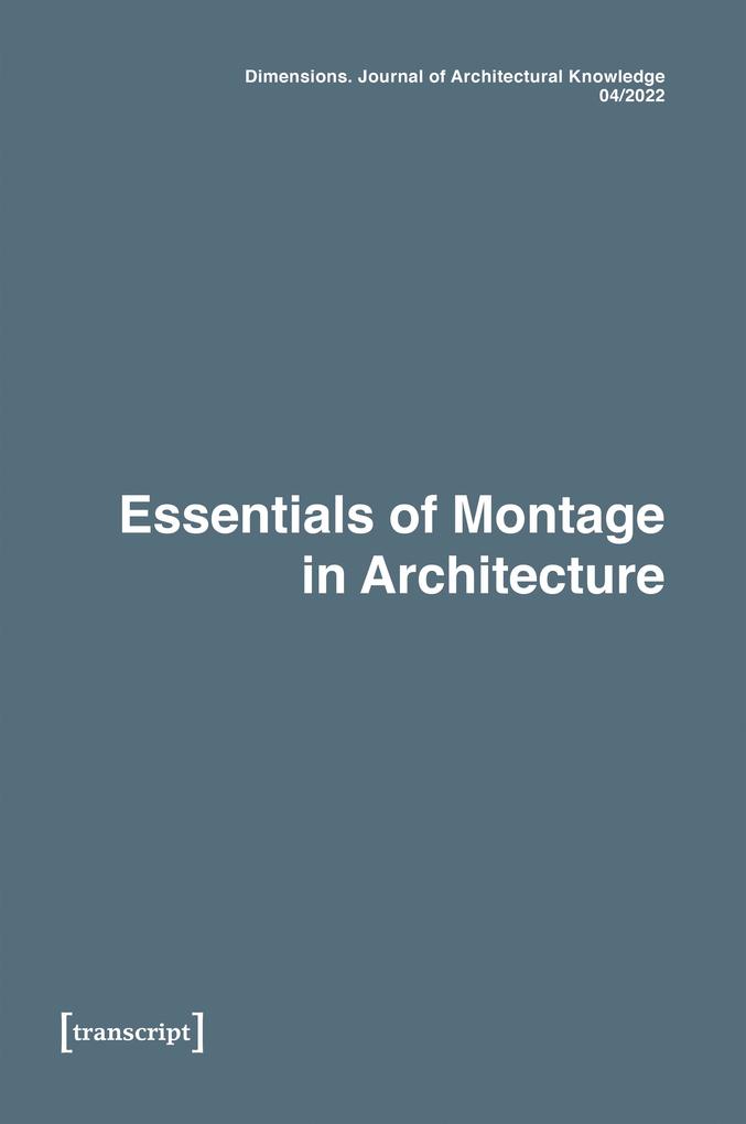Produktbild: Dimensions. Journal of Architectural Knowledge