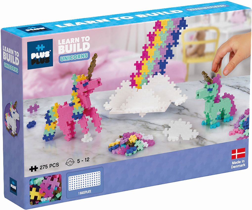 Produktbild: Plus-Plus - 275 Kreativ Bausteine Einhörner