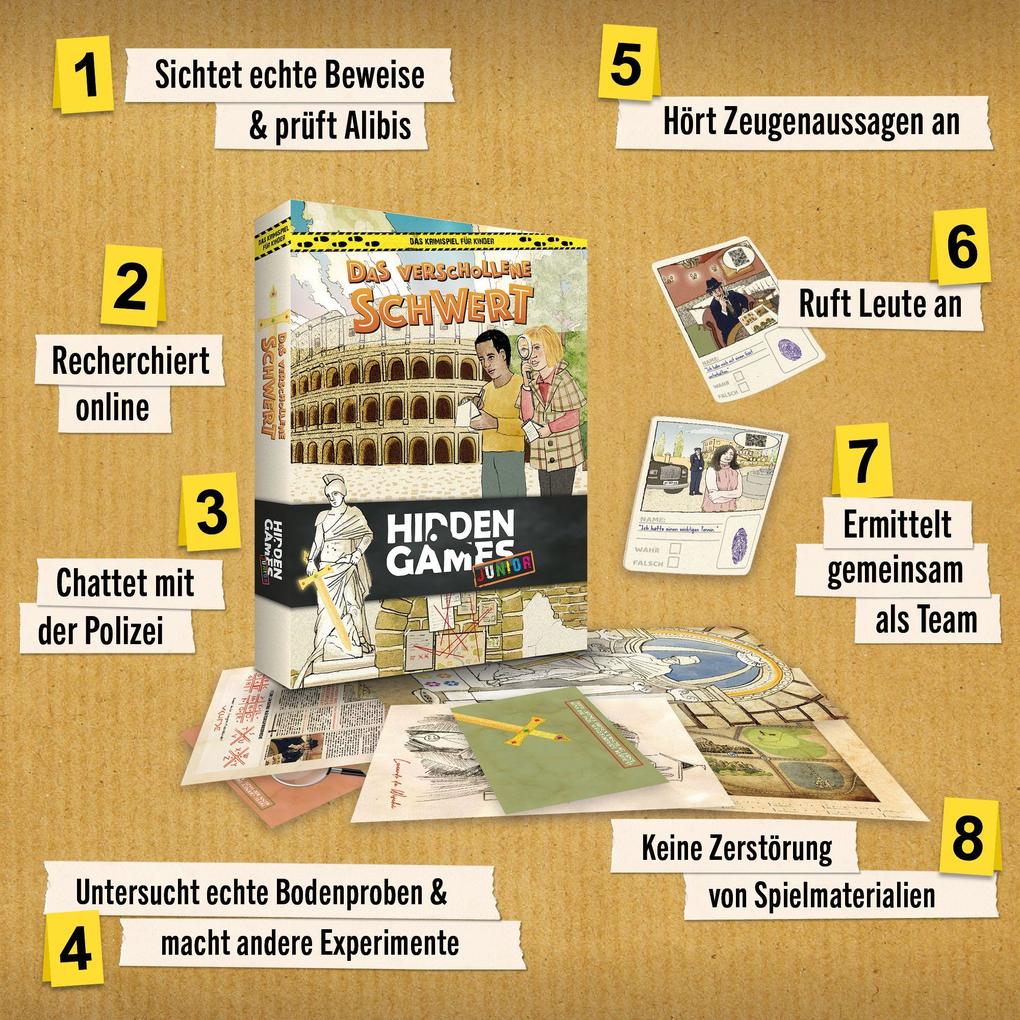 Weitere Ansicht: Hidden Games Tatort: Das verschollene Schwert (Junior)