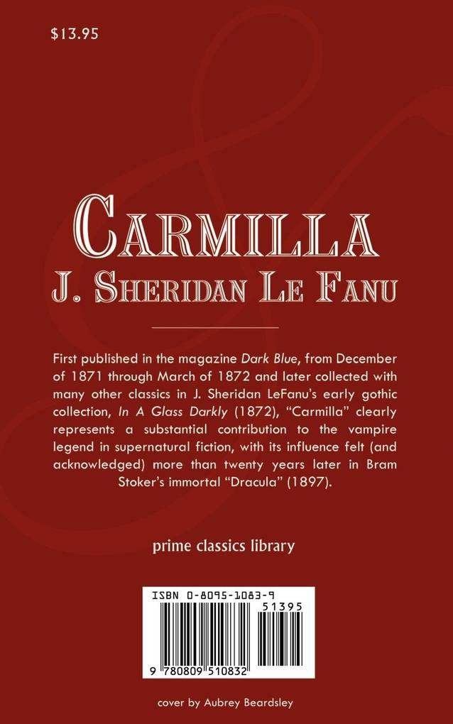 Weitere Ansicht: Carmilla | Joseph Sheridan Le Fanu