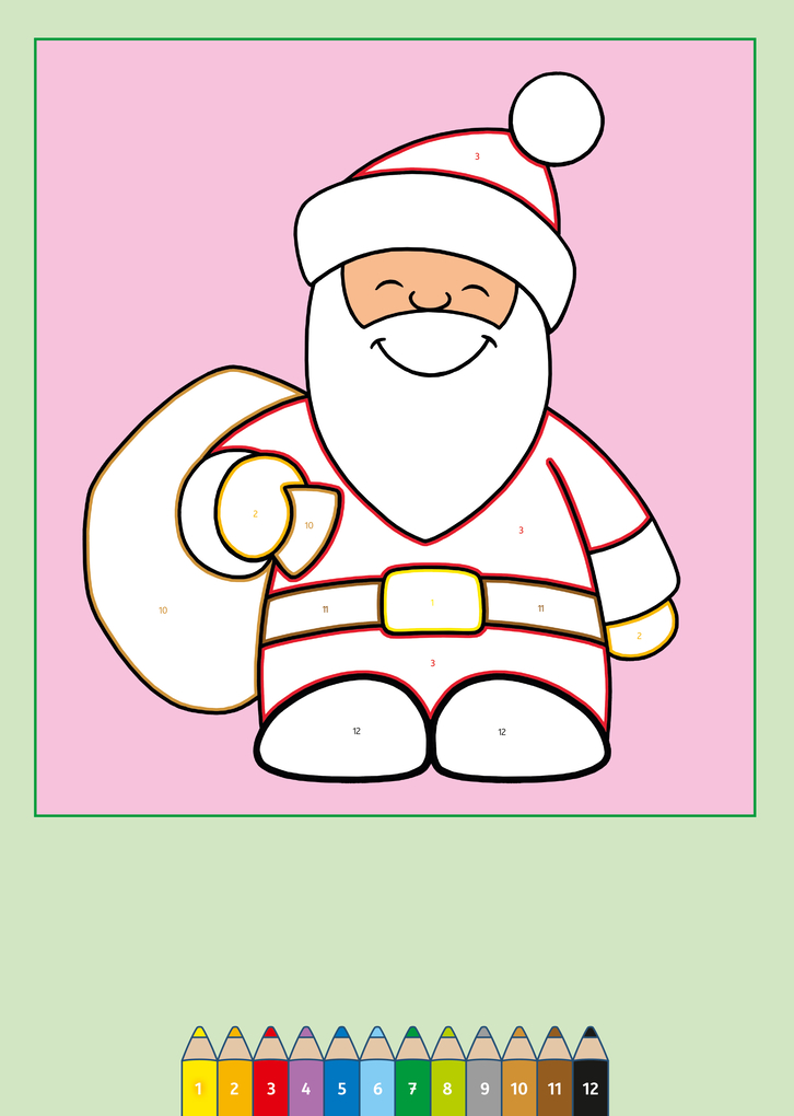 Weitere Ansicht: Malen nach Zahlen - Weihnachten