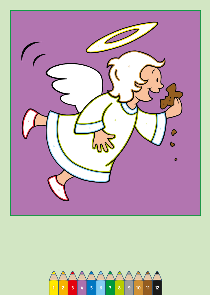 Weitere Ansicht: Malen nach Zahlen - Weihnachten