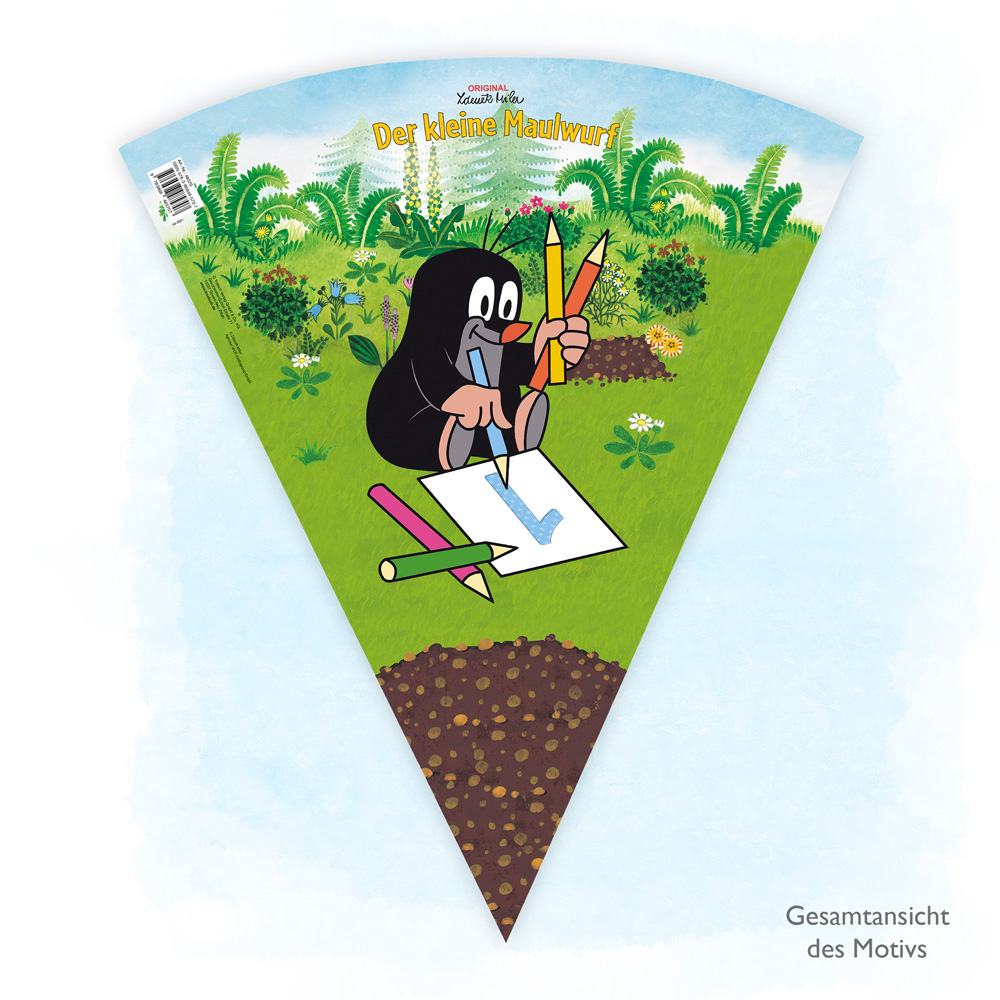 Weitere Ansicht: Trötsch Maulwurf Schultüte 50 cm