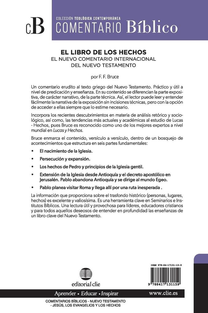 Weitere Ansicht: Libro de los Hechos | F. F. Bruce