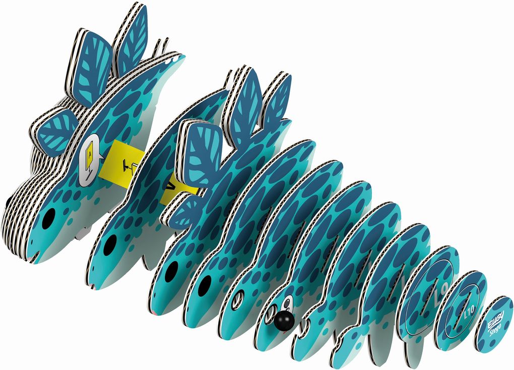 Weitere Ansicht: Eugy - 3D Bastelset Stegosaurus