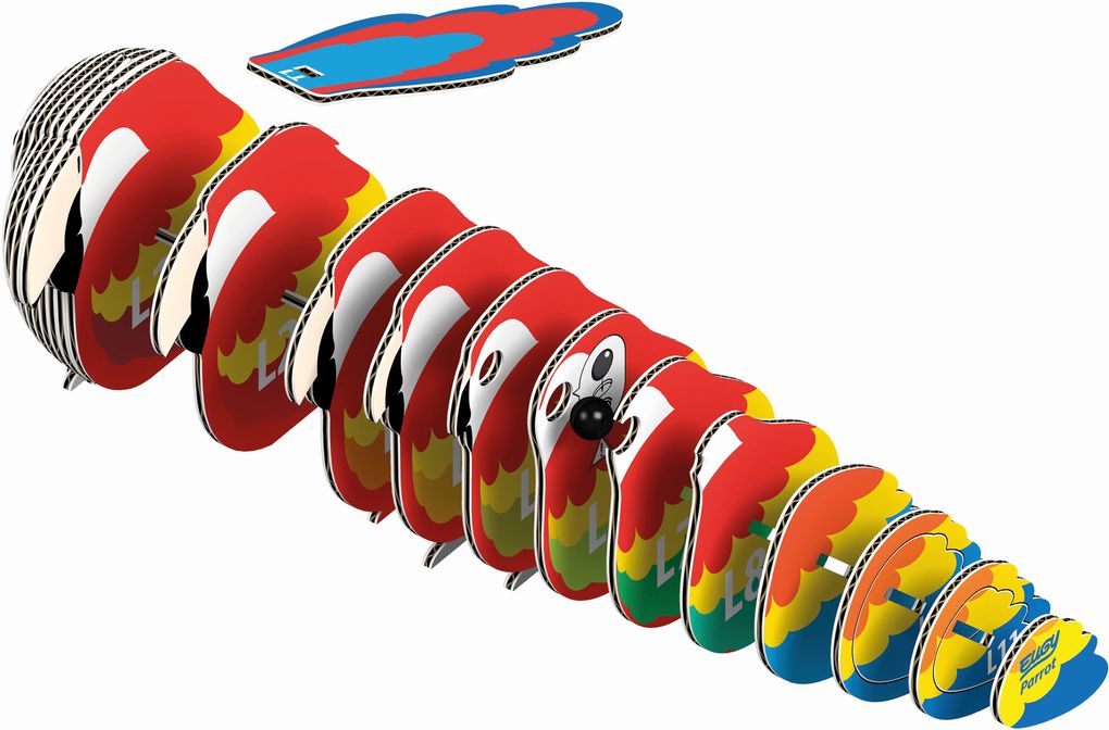 Weitere Ansicht: EUGY - 3D Bastelset Papagei