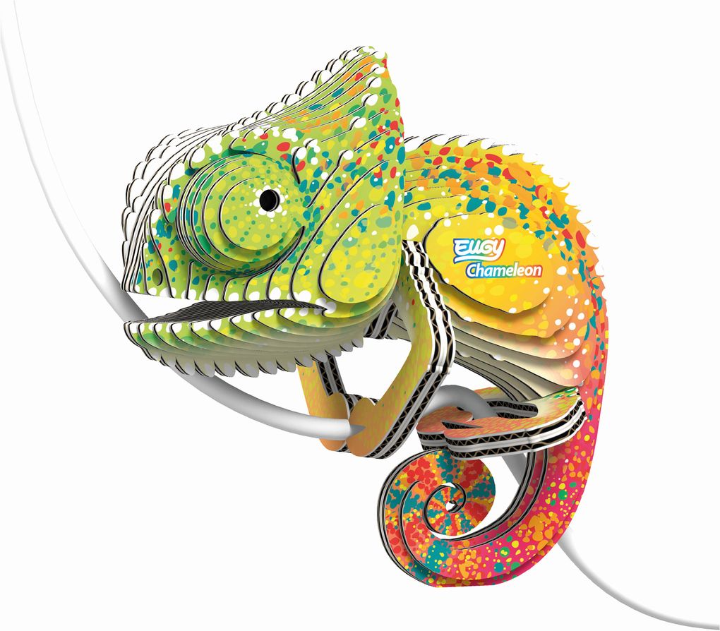 Weitere Ansicht: EUGY - 3D Bastelset Chamäleon