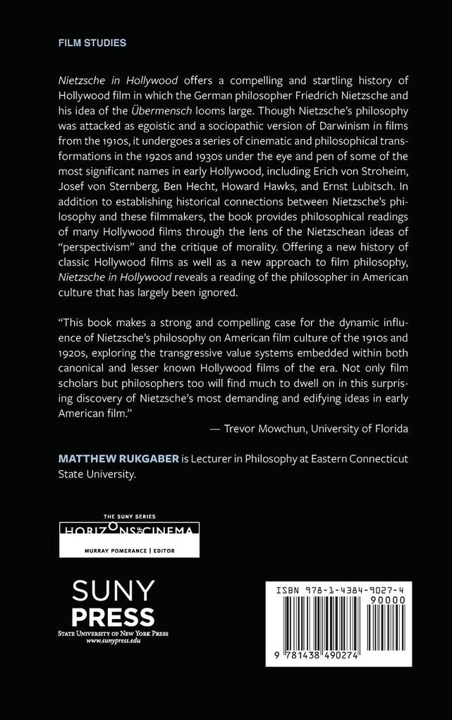 Weitere Ansicht: Nietzsche in Hollywood | Matthew Rukgaber