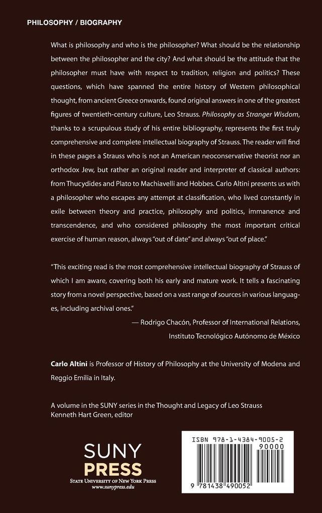 Weitere Ansicht: Philosophy as Stranger Wisdom | Carlo Altini