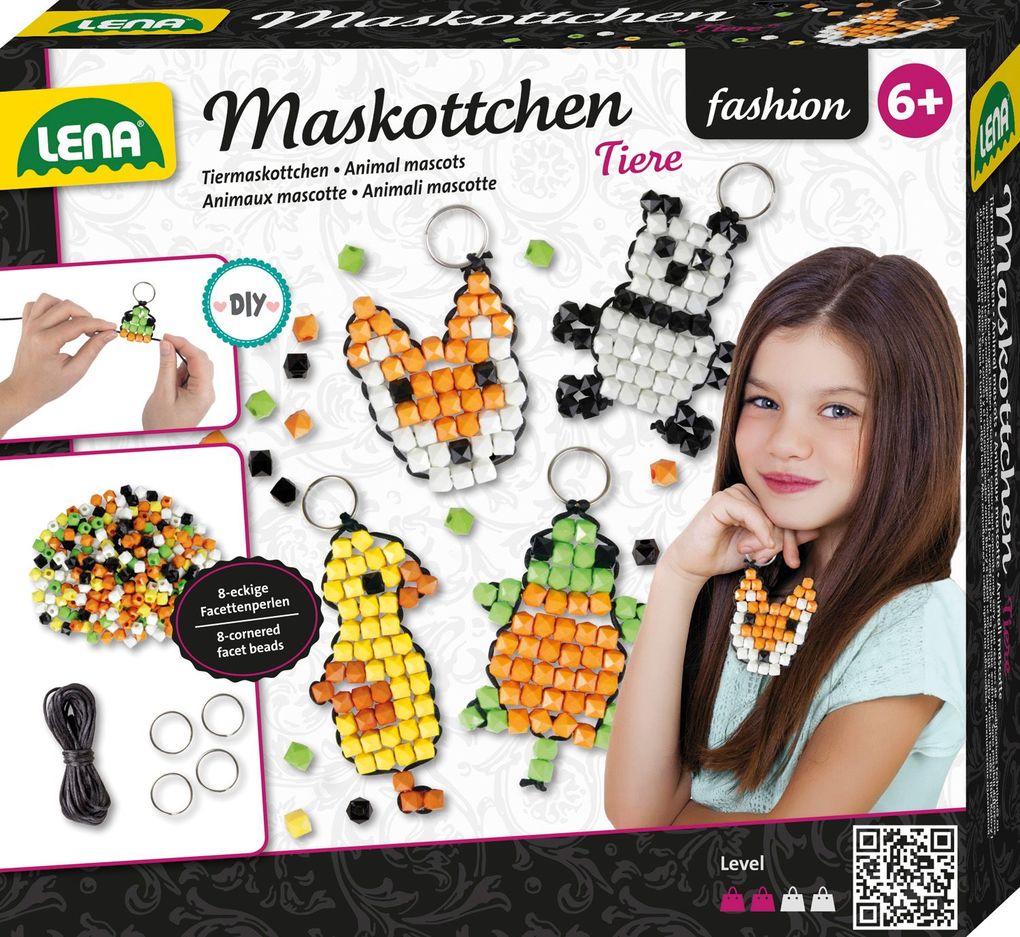 Produktbild: Lena - Maskottchen Tiere, Faltschachtel