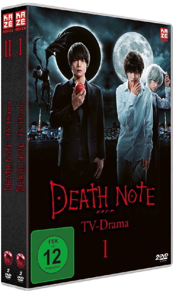 Produktbild: Death Note - TV-Drama - Gesamtausgabe. Vol.1-2, 4 DVD | Ryuichi Inomata, Ryo Nishimura, Marie Iwasaki