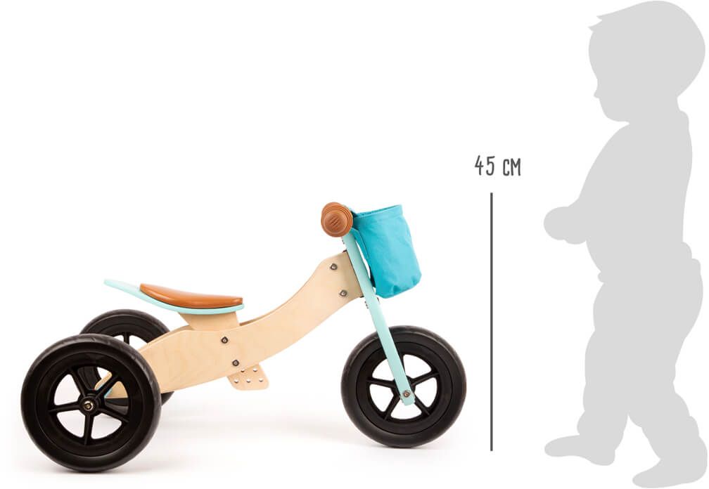 Weitere Ansicht: small foot - Laufrad-Trike Maxi 2in1, Türkis