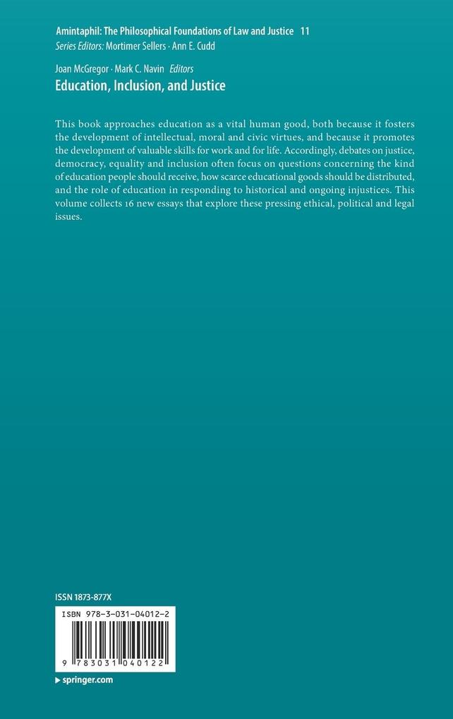 Weitere Ansicht: Education, Inclusion, and Justice