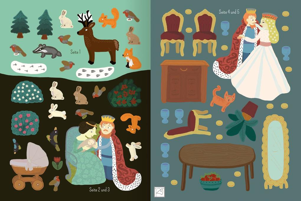 Weitere Ansicht: Mein Lieblingsmärchen-Stickerbuch - Schneewittchen