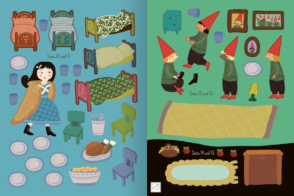 Weitere Ansicht: Mein Lieblingsmärchen-Stickerbuch - Schneewittchen