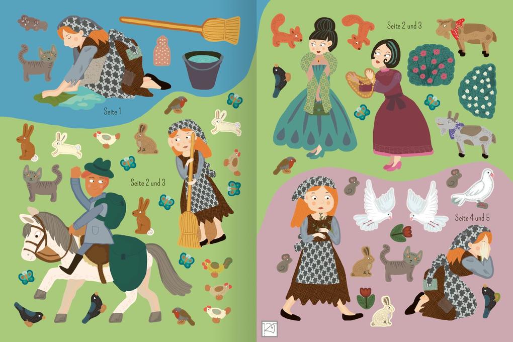 Weitere Ansicht: Mein Lieblingsmärchen-Stickerbuch Aschenputtel