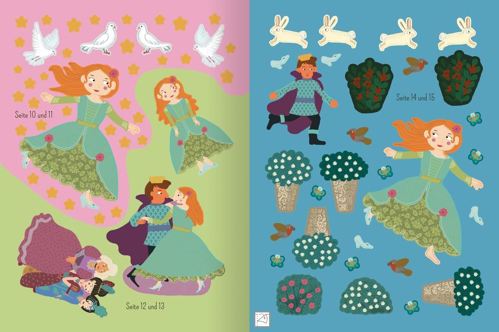 Weitere Ansicht: Mein Lieblingsmärchen-Stickerbuch Aschenputtel