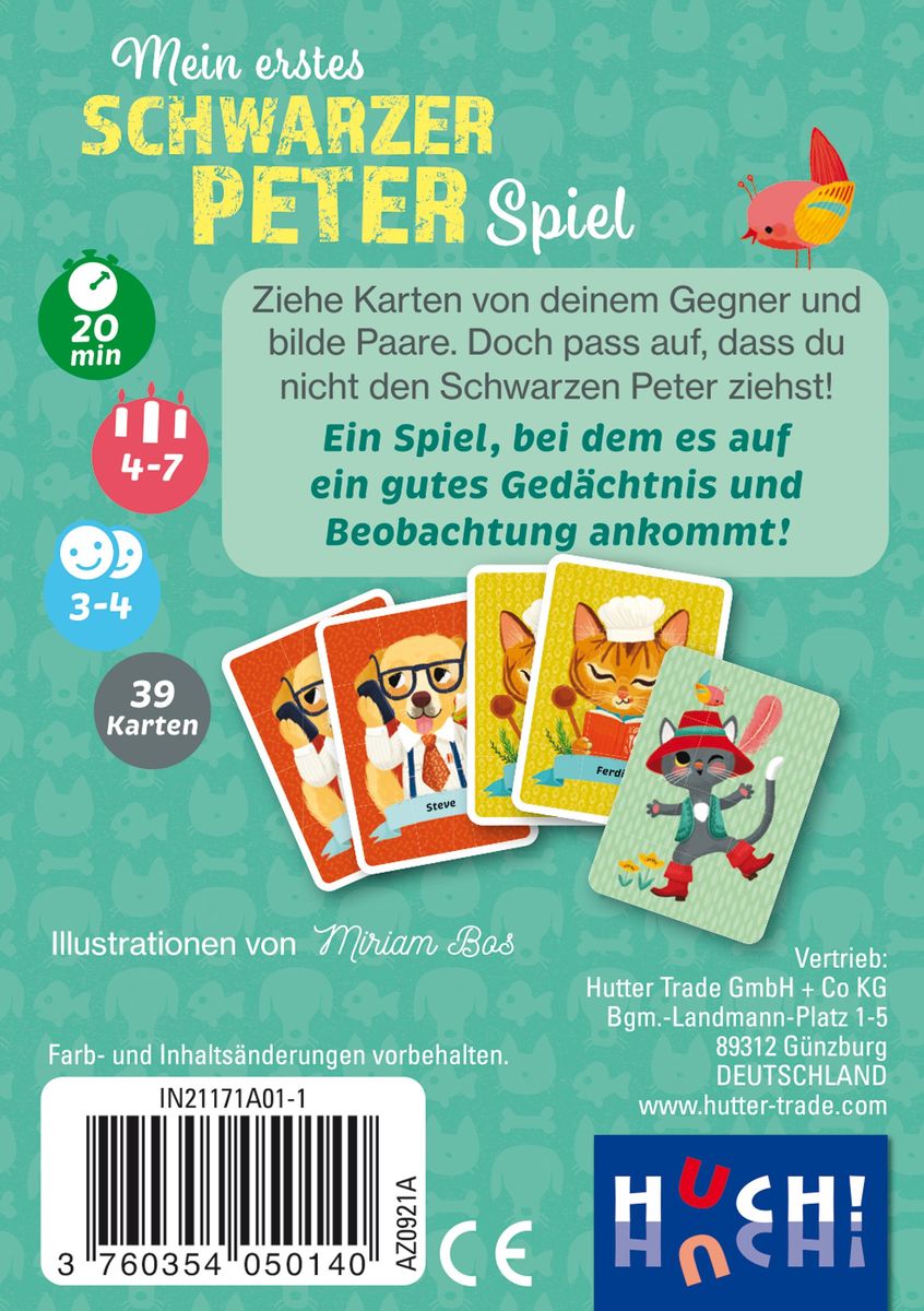 Weitere Ansicht: Auzou Mein erstes Schwarzer Peter Spiel - Hunde und Katzen