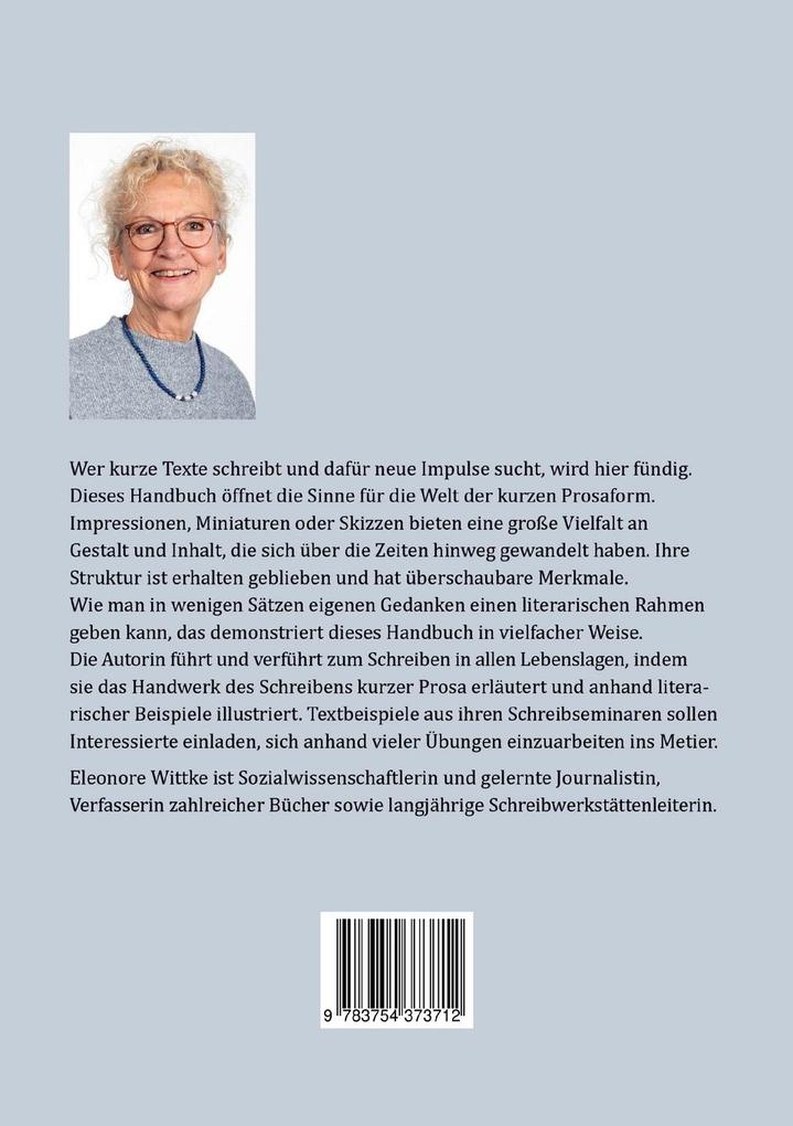 Weitere Ansicht: Gut und kurz: So will ich schreiben | Eleonore Wittke