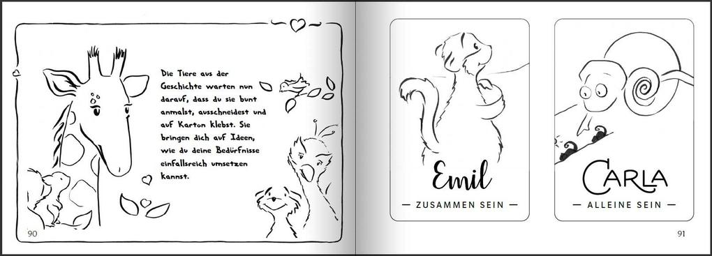 Weitere Ansicht: Was brauchst du jetzt? Mit der Giraffensprache und Gewaltfreier Kommunikation Selbstfürsorge kindgerecht vermitteln | Hanna Grubhofer, Sigrun Eder, Barbara Weingartshofer
