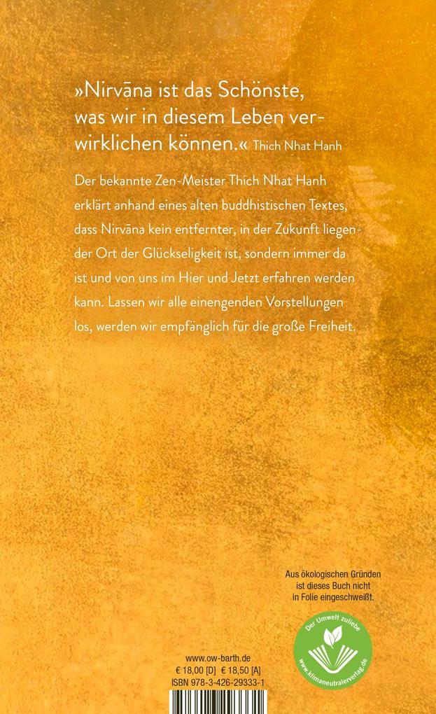 Weitere Ansicht: Nirvana | Thich Nhat Hanh
