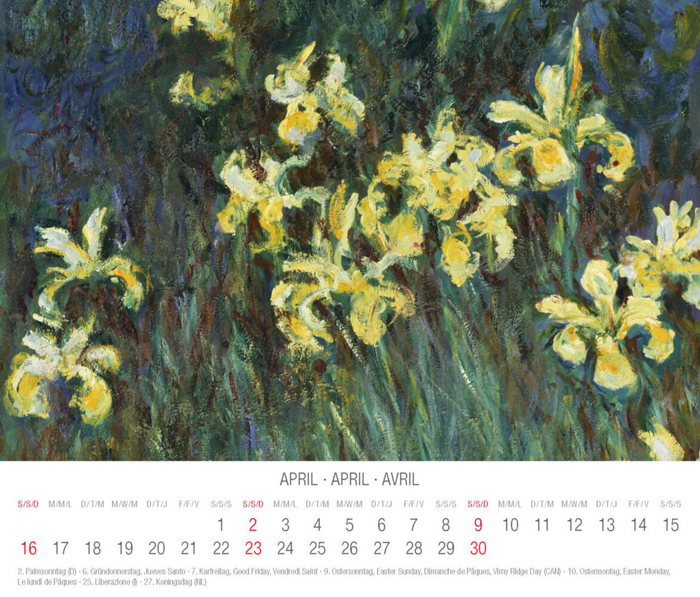 Weitere Ansicht: Monet Flowers 2023