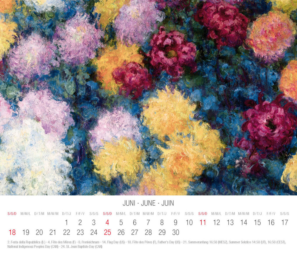 Weitere Ansicht: Monet Flowers 2023